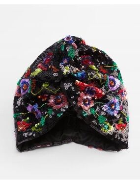 Zara Sequin Head Scarf — NWT